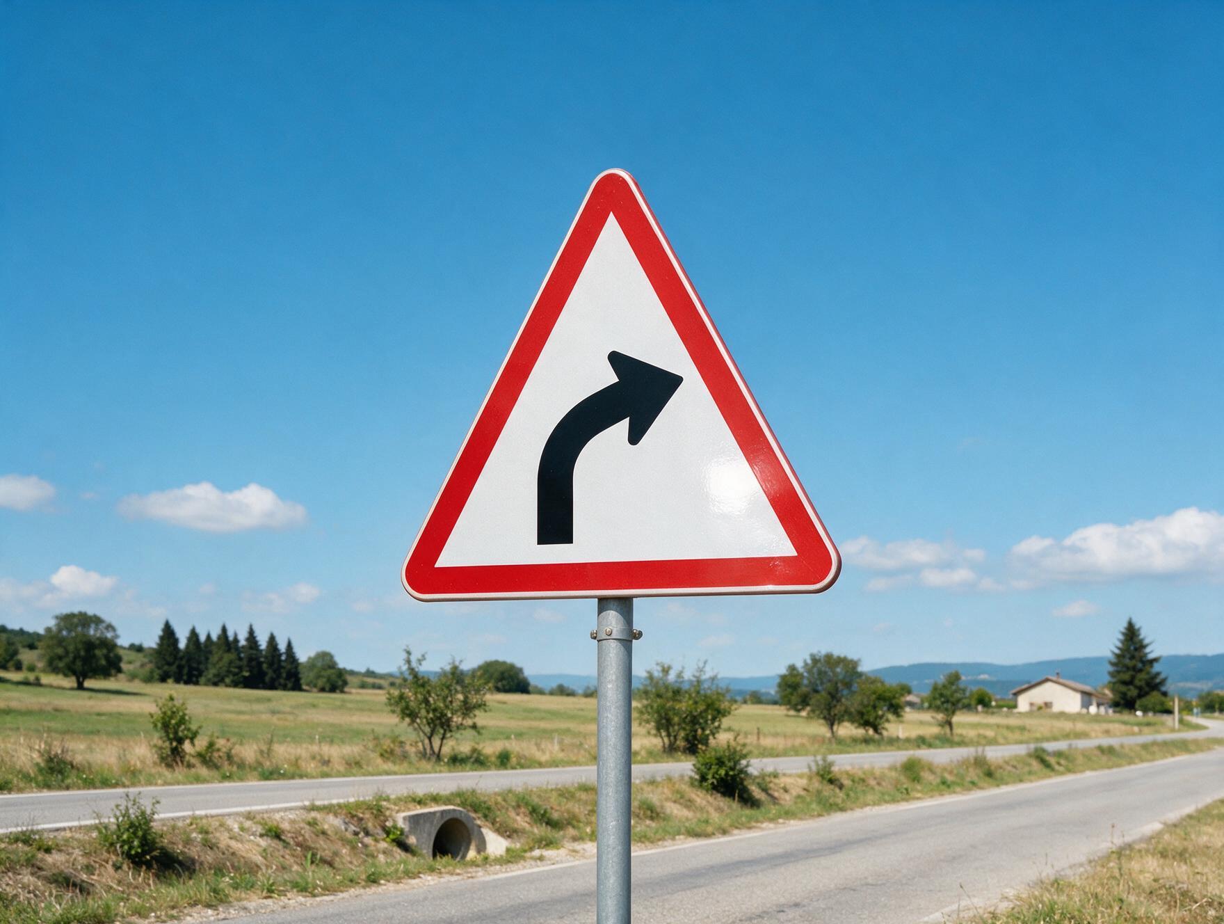 Indicator de avertizare (curbă periculoasă)